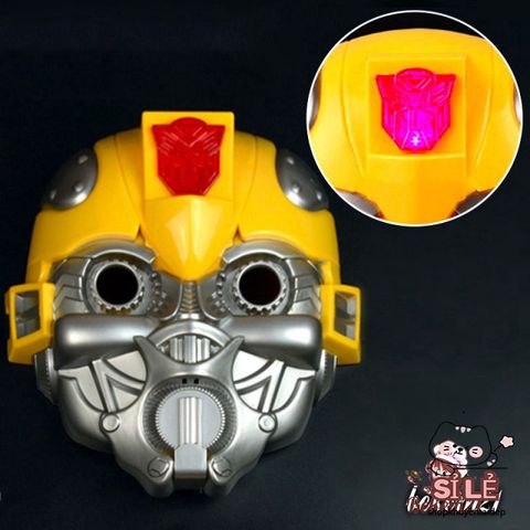 Bộ Trang Phục Siêu Anh Hùng Bumblebee cho Bé - Áo Choàng, Mặt Nạ và Găng Tay Hóa Trang Halloween Độc Đáo