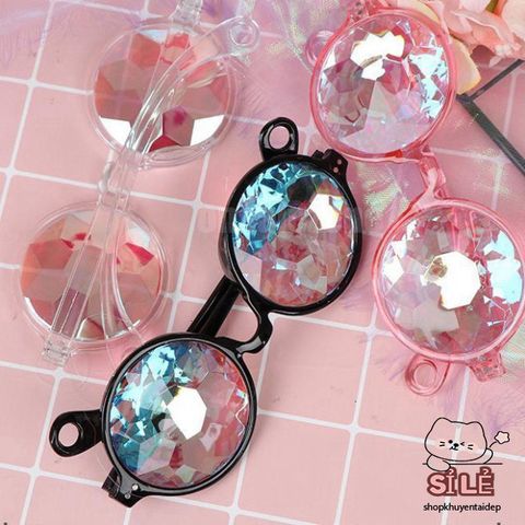Kính Mát Tròn Vạn Hoa Thời Trang Unisex - Kính Đa Sắc Chất Lượng Cao, Phong Cách Xu Hướng Mới