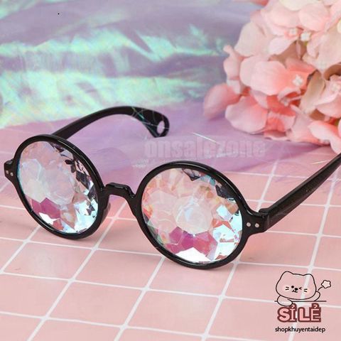 Kính Mát Tròn Vạn Hoa Thời Trang Unisex - Kính Đa Sắc Chất Lượng Cao, Phong Cách Xu Hướng Mới