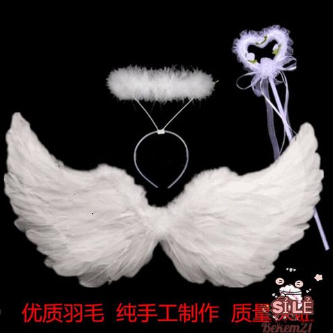 Trang phục Thiên Thần Trẻ Em - Cánh Thiên Thần với Dây Đeo Di Động cho Lễ Hội Halloween và Bữa Tiệc Hóa Trang