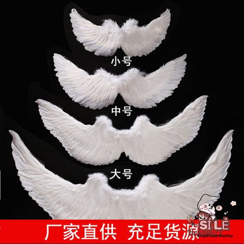 Trang phục Thiên Thần Trẻ Em - Cánh Thiên Thần với Dây Đeo Di Động cho Lễ Hội Halloween và Bữa Tiệc Hóa Trang