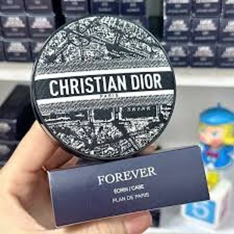 Vỏ Hộp Phấn Nước Dior Forever Cushion Case Đen Sang Trọng - Thiết Kế Tinh Tế, Chất Liệu Cao Cấp, Quà Tặng Tuyệt Vời cho 