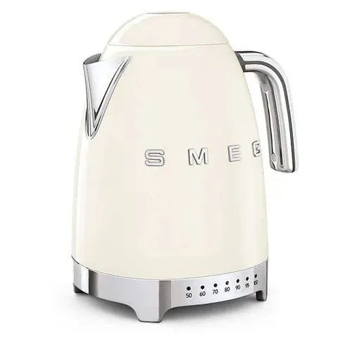 Ấm Siêu Tốc SMEG KLF04CREU - Bình Đun Nước Thép Không Gỉ 1.7L Kiểm Soát Nhiệt Độ Cho Trà & Cà Phê, Thiết Kế Sang Trọng Từ Ý