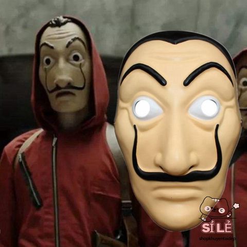Khẩu Trang Money Heist Salvador Dali - Phụ Kiện Thời Trang Phim Hót, Bảo Vệ Sức Khoẻ Chống Sụn Mặt