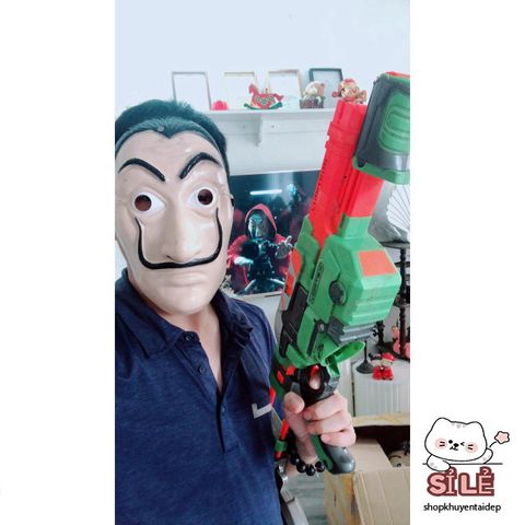 Khẩu Trang Money Heist Salvador Dali - Phụ Kiện Thời Trang Phim Hót, Bảo Vệ Sức Khoẻ Chống Sụn Mặt