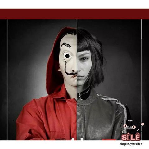 Khẩu Trang Money Heist Salvador Dali - Phụ Kiện Thời Trang Phim Hót, Bảo Vệ Sức Khoẻ Chống Sụn Mặt