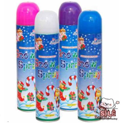 Bình Xịt Tuyết Trang Trí Giáng Sinh - Hiệu Ứng Tuyết Tự Nhiên Cho Không Gian Mùa Đông Ảo Diệu