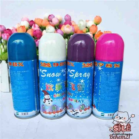 Bình Xịt Tuyết Trang Trí Giáng Sinh - Hiệu Ứng Tuyết Tự Nhiên Cho Không Gian Mùa Đông Ảo Diệu