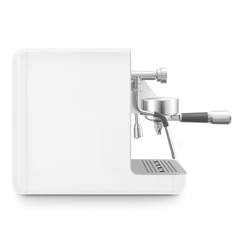 Máy pha cà phê SMEG Mini Pro EMC02WHMEU Trắng - Espresso 15 Bar, Tạo Hơi Nước Chuyên Nghiệp, Thiết Kế Ý Đẹp Mắt