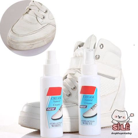 Chai Xịt Tẩy Vết Ố Giày Plac - Giải Pháp Hiệu Quả Đánh Sạch và Làm Trắng Giày, Túi Xách Sang Trọng, Thích Hợp Cho Mọi Chất Liệu