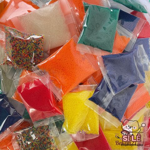 Bộ 2500 Hạt Nở Nhiều Màu - Trang Trí Cây Nha, Ngâm Nước Chơi An Toàn, Siêu Thấm Polyacrylate & Resin, Quà Tặng Độc Đáo