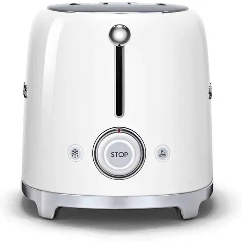 Máy Nướng Bánh Mì SMEG TSF01WHEU - Thiết Kế Sang Trọng, Chức Năng Đa Dạng, Nướng Bánh 6 Cấp Độ, Khay Inox Dễ Vệ Sinh