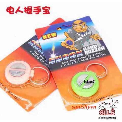 Bút Điện Giật Shock Chơi Khăm - Trò Đùa Hài Hước Giật Điện Cực Mạnh Cho Bạn Bè, Đồ Chơi Kinh Dị Thú Vị