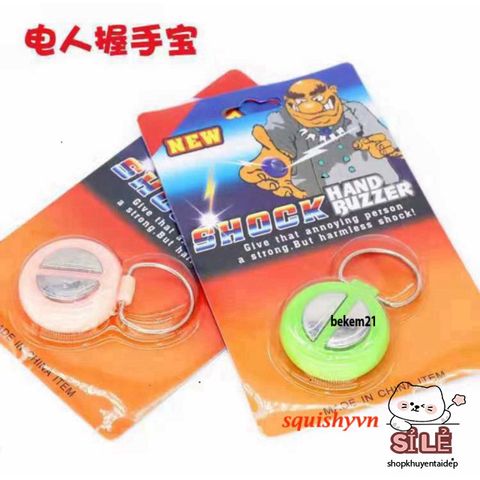 Bút Điện Giật Shock Chơi Khăm - Trò Đùa Hài Hước Giật Điện Cực Mạnh Cho Bạn Bè, Đồ Chơi Kinh Dị Thú Vị