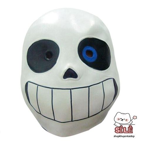 Mặt Nạ Cosplay Sans Halloween - Mặt Nạ Hóa Trang Undertale Độc Đáo và An Toàn cho Người Hâm Mộ