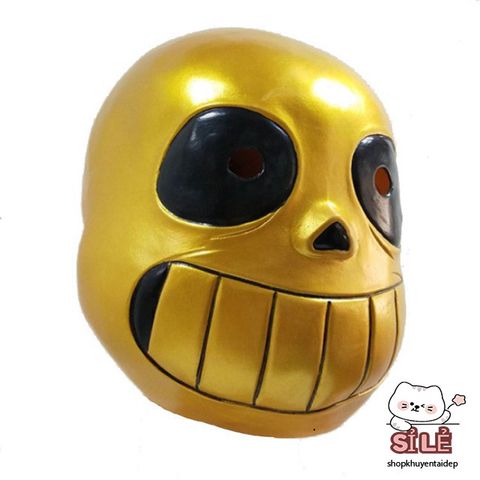 Mặt Nạ Cosplay Sans Halloween - Mặt Nạ Hóa Trang Undertale Độc Đáo và An Toàn cho Người Hâm Mộ
