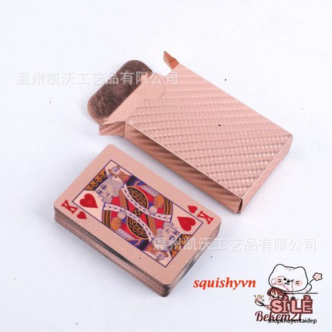 Bộ Bài Tây Mạ Vàng 24K Đặc Biệt Hình 100 Đô La - Sang Trọng Chống Nước Mang Tài Lộc Và May Mắn Cho Game Thủ