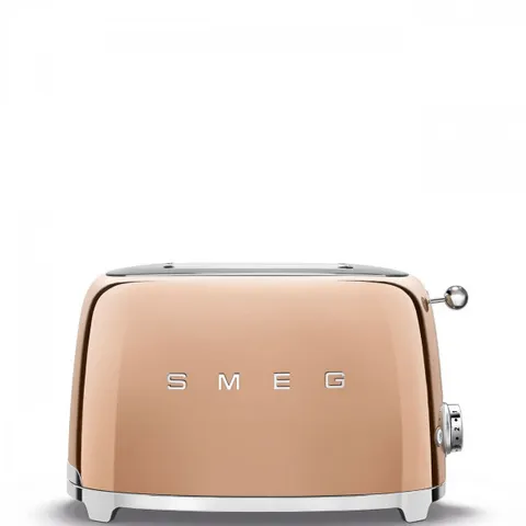 Máy Nướng Bánh Mỳ SMEG TSF01RGE - Thép Không Gỉ, 6 Cấp Độ Nướng, Khay Inox Tháo Rời, Chức Năng Đặc Biệt Cho Bữa Sáng Tuyệt Vời