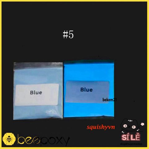 Bột Phát Sáng Dạ Quang 10g - Màu Sắc Rực Rỡ Cho Đêm Tối, Hấp Thụ Ánh Sáng, Trang Trí Đồ Vật, DIY Sáng Tạo