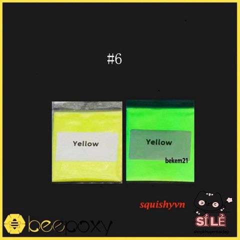Bột Phát Sáng Dạ Quang 10g - Màu Sắc Rực Rỡ Cho Đêm Tối, Hấp Thụ Ánh Sáng, Trang Trí Đồ Vật, DIY Sáng Tạo