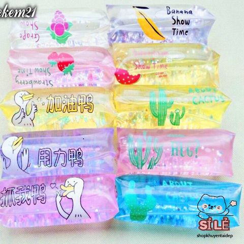 Túi trượt SQUEEZY GUDETAMA, đồ chơi giảm stress silicon, túi trơn màu sắc vui nhộn cho cả nam và nữ, quà tặng độc đáo