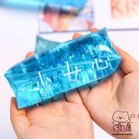 Túi trượt SQUEEZY GUDETAMA, đồ chơi giảm stress silicon, túi trơn màu sắc vui nhộn cho cả nam và nữ, quà tặng độc đáo