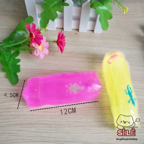 Túi trượt SQUEEZY GUDETAMA, đồ chơi giảm stress silicon, túi trơn màu sắc vui nhộn cho cả nam và nữ, quà tặng độc đáo