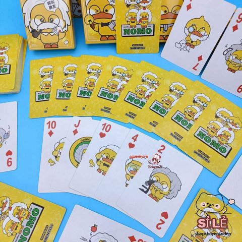 Bộ Bài Poker 52 Lá Thiết Kế Hoạt Hình Vịt Vàng Dễ Thương - Đồ Chơi Trẻ Em Cao Cấp, Chống Thấm Nước, Phù Hợp Chơi Game và Ảo Thuật