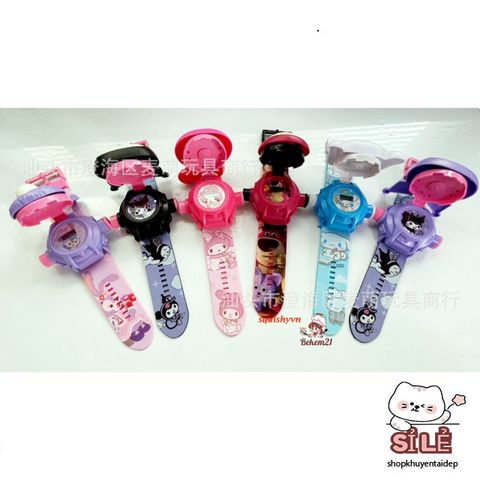 Đồng Hồ Điện Tử 3D Hình Nhân Vật Hoạt Hình Dễ Thương - LOTSO, Kuromi, Melody, Cinnamoroll - Quà Tặng Cho Trẻ Em Thú Vị