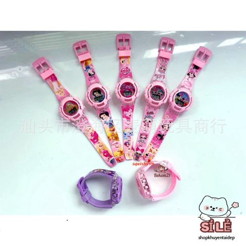 Đồng Hồ Điện Tử 3D Hình Nhân Vật Hoạt Hình Dễ Thương - LOTSO, Kuromi, Melody, Cinnamoroll - Quà Tặng Cho Trẻ Em Thú Vị