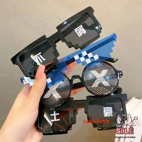 Kính Mát Thug Life UV400 - Phụ Kiện Thời Trang Unisex Cho Nam Nữ, Kính Chống Nắng Hài Hước Dành Cho Game Thủ và Fan Meme