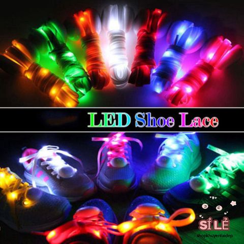 Dây Giày LED Phát Sáng 1m - Dây Giày Độc Đáo Cho Party, Club, Halloween, Chống Nước, Nhiều Chế Độ Sáng, Phụ Kiện Thời Trang Nam Nữ