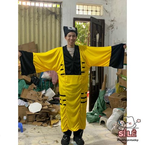 Bộ Trang Phục Phù Thủy Bắt Ma & Đạo Sĩ Huyền Bí - Cosplay Halloween Phù Hợp Cho Người Lớn, Mặt Nạ & Phụ Kiện Có Sẵn