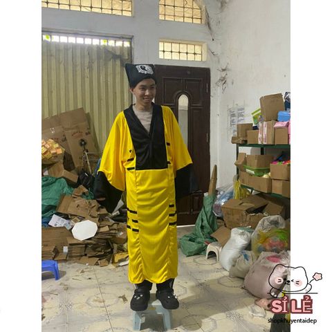 Bộ Trang Phục Phù Thủy Bắt Ma & Đạo Sĩ Huyền Bí - Cosplay Halloween Phù Hợp Cho Người Lớn, Mặt Nạ & Phụ Kiện Có Sẵn
