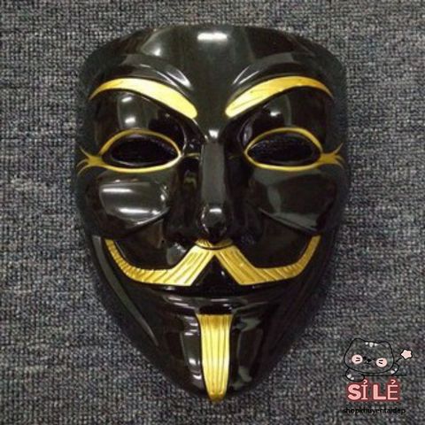 Mặt Nạ Đen Bóng Hacker 2021 - Phụ Kiện Hóa Trang Đẳng Cấp Cho Tiệc Halloween và Lễ Hóa Trang