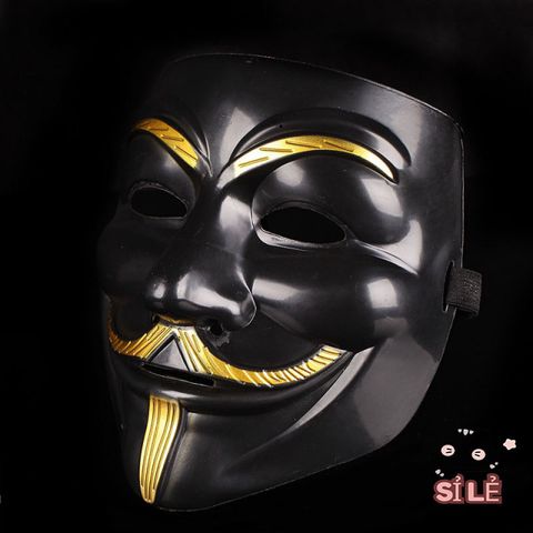 Mặt Nạ Đen Bóng Hacker 2021 - Phụ Kiện Hóa Trang Đẳng Cấp Cho Tiệc Halloween và Lễ Hóa Trang