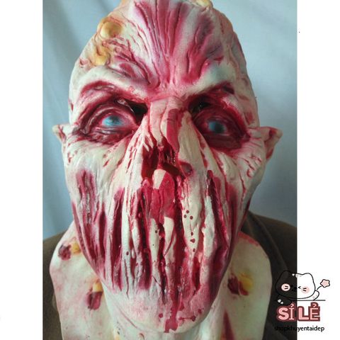 Mặt Nạ Zombie Kinh Dị Halloween - Mặt Nạ Hóa Trang Độc Đáo Cho Tiệc Hóa Trang và Sự Kiện Thú Vị
