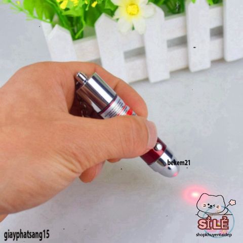 Bút điện giật TROLL siêu mạnh - Đèn laser vui nhộn dành cho trò chơi khăm bạn bè - Đồ chơi giỡn độc đáo, an toàn cho người lớn.
