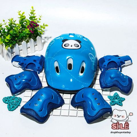 Bộ Bảo Hộ Trượt Patin & Đạp Xe Toàn Diện - Mũ Bảo Hiểm, Gối, Tay, Khuỷu - An Toàn Cho Trẻ Em Khi Vui Chơi!