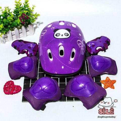 Bộ Bảo Hộ Trượt Patin & Đạp Xe Toàn Diện - Mũ Bảo Hiểm, Gối, Tay, Khuỷu - An Toàn Cho Trẻ Em Khi Vui Chơi!