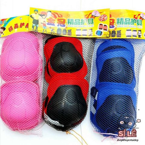 Bộ Bảo Hộ Trượt Patin & Đạp Xe Toàn Diện - Mũ Bảo Hiểm, Gối, Tay, Khuỷu - An Toàn Cho Trẻ Em Khi Vui Chơi!