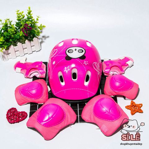 Bộ Bảo Hộ Trượt Patin & Đạp Xe Toàn Diện - Mũ Bảo Hiểm, Gối, Tay, Khuỷu - An Toàn Cho Trẻ Em Khi Vui Chơi!