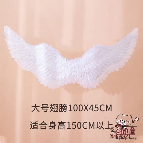 Bộ Cánh Thiên Thần Mềm Mại cho Trẻ Em - Thời Trang Hóa Trang Halloween và Giáng Sinh với Dây Buộc Tóc, Đồ Dùng Lễ Hội