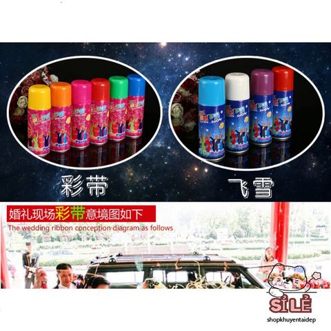 Bình Xịt Tuyết Giáng Sinh Không Tan - Trang Trí Cửa Kính & Cây Thông Noel - Phụ Kiện Giáng Sinh Thú Vị