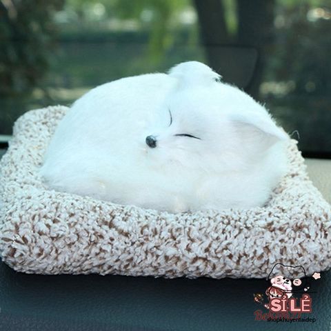 Gấu Thú Bông Cún Xám Đôi Mẹ Con 99% Giống Thực - Phụ Kiện Trang Trí Xe Hơi Khử Mùi Lõi Than Hoạt Tính Đáng Yêu