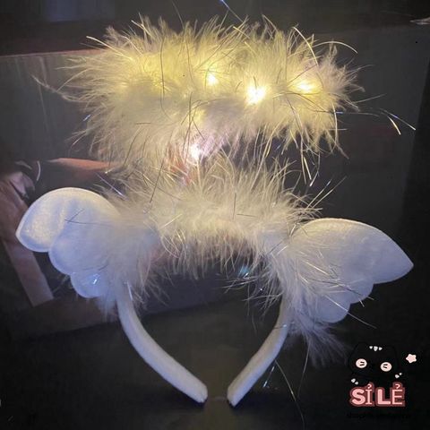 Băng Đô LED Phát Sáng Vàng Ấm Áp - Phụ Kiện Thời Trang Hot TikTok, Thiết Kế Hàn Quốc, Dễ Dàng Kết Hợp Với Tóc & Trang Phục