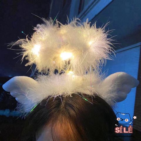 Băng Đô LED Phát Sáng Vàng Ấm Áp - Phụ Kiện Thời Trang Hot TikTok, Thiết Kế Hàn Quốc, Dễ Dàng Kết Hợp Với Tóc & Trang Phục