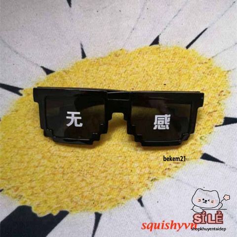 Kính Mắt Thug Life 6 Chấm MINECRAFT - Kính Thời Trang Độc Đáo, Nhiều Màu Sắc, Phù Hợp Mọi Khuôn Mặt [FREESHIP]