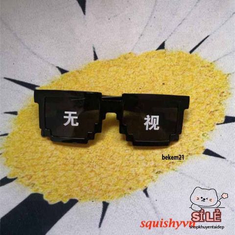 Kính Mắt Thug Life 6 Chấm MINECRAFT - Kính Thời Trang Độc Đáo, Nhiều Màu Sắc, Phù Hợp Mọi Khuôn Mặt [FREESHIP]