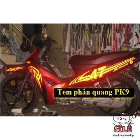 Decal Phản Quang Bọc Vành Xe Máy - Chống Thấm Nước, Bộ 8 Chỉ Trang Trí Xe Màu Sắc Đẹp, Đảm Bảo Dính Chặt, Hỗ Trợ Đổi Trả 15 Ngày